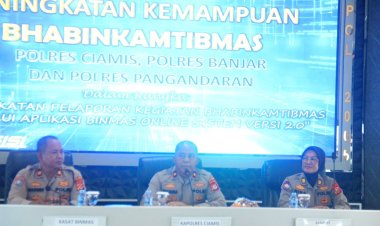 Polres Ciamis Tingkatkan Profesionalisme Bhabinkamtibmas melalui Pelatihan Peningkatan Kemampuan (Latkatpuan)